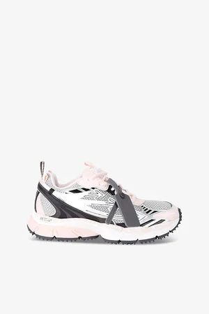 OFF-WHITE Womens Be Right Back Mesh and Faux-Leather Low-Top Trainers Eur 36 / 3 Uk Women