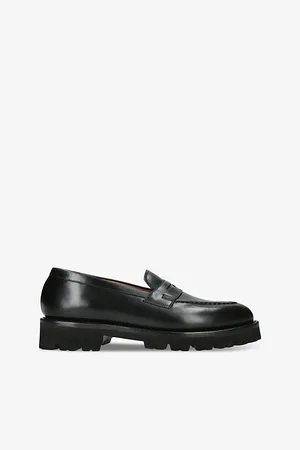 GRENSON Mens Lloyd Slip-On Leather Penny Loafers Eur 40 / 6 Uk Men