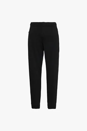 Orlebar Brown Mens Struma Tapered-Leg Wool-Jersey Jogging Bottoms L