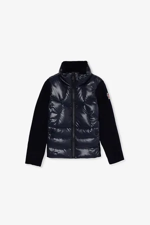 Moncler Padded High-Neck Stretch-Woven Cardigan 4-14 Years 8 Years