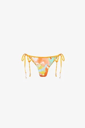 Seafolly Womens Aquarius Reversible Graphic-Print Bikini Bottoms 6