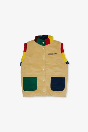 Bobo Choses Logo-Embroidered Padded Cotton-Corduroy Gilet 2-11 Years 6-7 Years