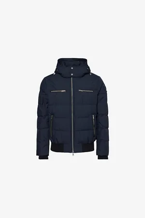 Moose Knuckles Mens Cloud Detachable-Hood Shell-Down Jacket S