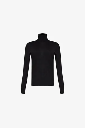 DRIES VAN NOTEN Womens Tagine Turtleneck Wool Jumper Xs