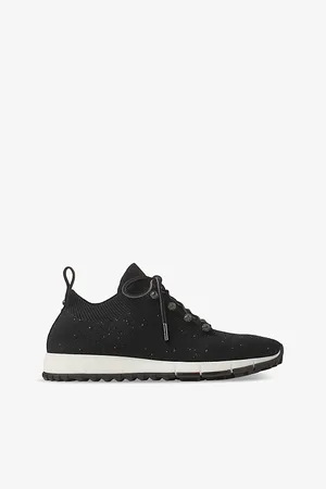 Jimmy Choo Womens Veles Faux Sequin-Embellished Low-Top Knitted Trainers Eur 35 / 2 Uk Women