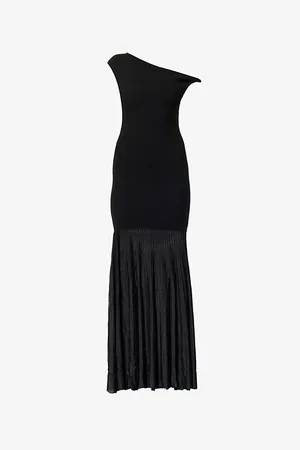 SIR Womens Indigo Twist Sleeveless Stretch-Woven Blend Maxi Dress Xs