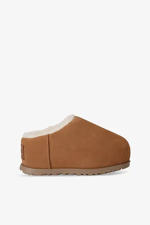 UGG Womens Pumped Slip-On Suede Slides Eur 37 / 4 Uk Women