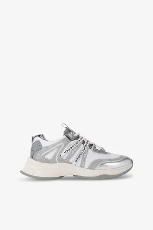 Kurt Geiger Womens Kelsie Brand-Tab Faux-Leather Low-Top Trainers Eur 36 / 3 Uk Women