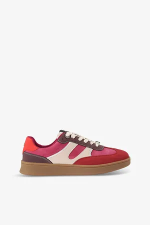 Kurt Geiger Womens Kindred Contrast-Panel Faux-Leather Low-Top Trainers Eur 36 / 3 Uk Women