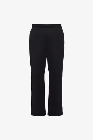 Represent Mens Initial Two-Slip-Pockets Straight-Leg Relaxed-Fit Cotton-Jersey Jogging Bottoms Xxl