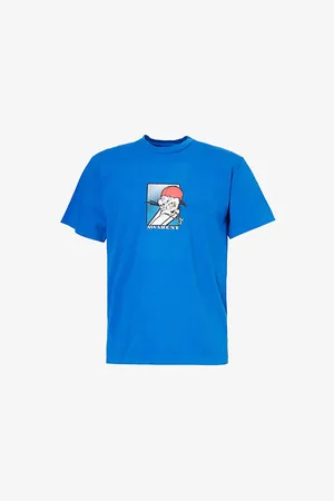 AWAKE NY Mens Bunny Graphic-Print Cotton-Jersey T-Shirt S