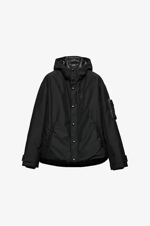 Prada Mens Technical Hooded Shell-Down Jacket S