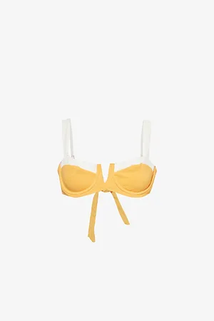 Monday Swimwear Womens Clovelly Plunge-Neck Bikini Top 6