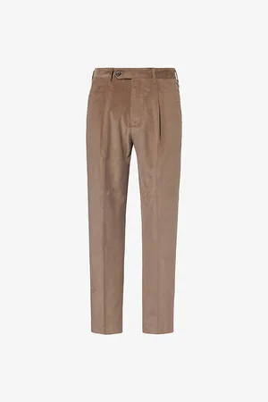 Paul Smith Mens Corduroy Two-Slip-Pockets Tapered-Leg Regular-Fit Cotton Trousers 38