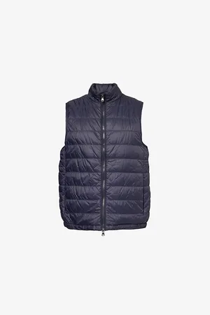 Oscar Jacobson Mens Water-Repellent Padded Shell-Down Liner Vest 38