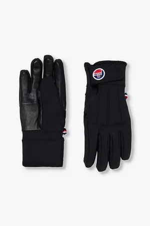 Fusalp Womens Glacier Brand-Patch Stretch-Woven Gloves 8
