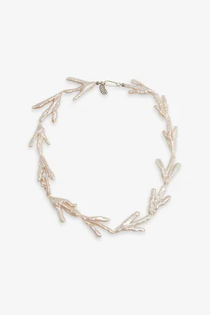 Gohar World Chicken Feet Pearl Necklace