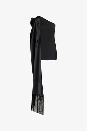 ‎Taller Marmo‎ Womens Berenson Fringed-Trim Woven Mini Dress 6