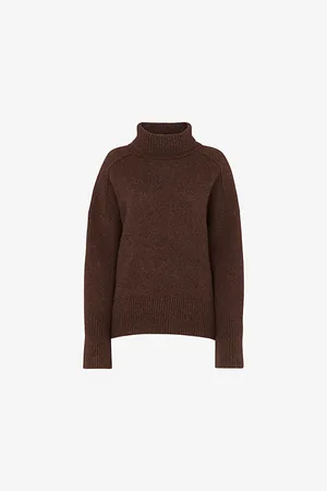 Whistles Womens Roll-Neck Knitted Wool Jumper Xs