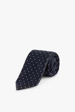 HUGO BOSS Mens Polka-Dot Silk-Twill Tie 1 Size