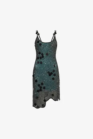 PH5 Womens Bindi Sequin-Embellishment Knitted Mini Dress Xs