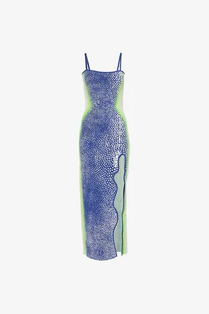 PH5 Womens Heather Shoulder-Straps Stretch-Woven Maxi Dress Xs