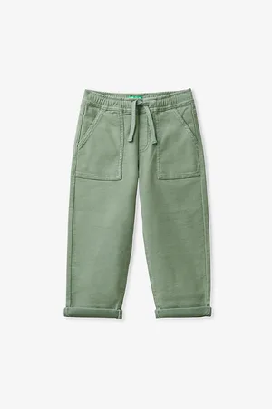 Benetton Patch-Pocket Straight-Leg Cotton-Blend Jogging Bottoms 18 Months - 6 Years 3-4 Years