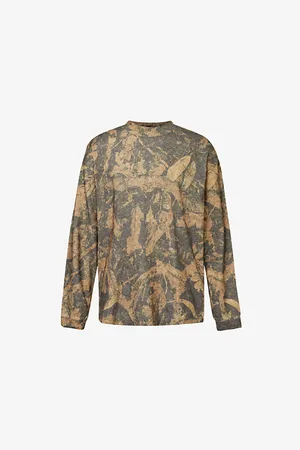 Acne Studios Mens Enick Camouflage Cotton-Jersey T-Shirt M