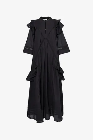 Skall Studio Womens Colette Organic-Cotton Maxi Dress 10