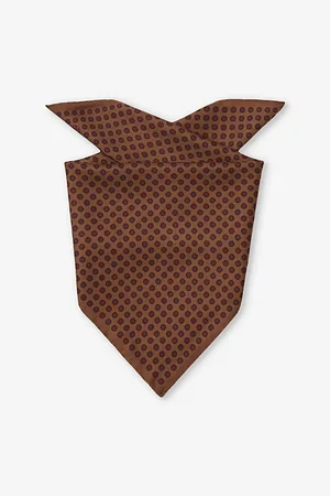 Dunhill Mens Geometric-Print Silk Neckerchief