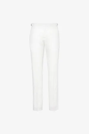 Orlebar Brown Mens Griffon Slim-Fit Straight-Leg Linen Trousers 30