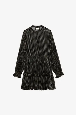 Zadig & Voltaire Womens Randy Sequin-Embellished Woven Mini Dress Xs