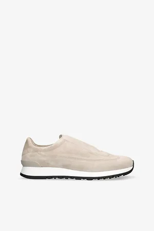 JOHN LOBB Mens Lift Slip-On Suede Low-Top Trainers Eur 40 / 6 Uk Men