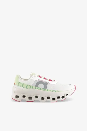 On Running Womens Cloudmster Chunky-Sole Mesh Low-Top Trainers 5
