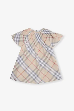 Burberry Cali Check-Print Cotton Mini Dress 3-14 Years 14 Years