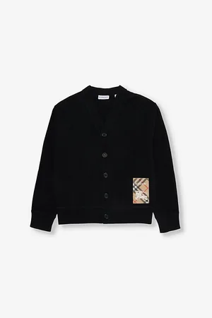 Burberry Romie Ekd-Patch Wool Cardigan 4-14 Years 4 Years