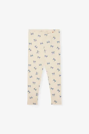 Konges Sløjd Bow-Print Cotton Leggings 0-18 Months 6 Months