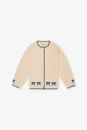 Konges Sløjd Colette Embroidered Wool Knit Cardigan 12 Months - 8 Years 5-6 Years