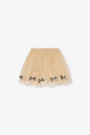 Konges Sløjd Embellished-Bow Glitter Tulle Mini Skirt 12 Months - 6 Years 12 Months