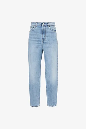 Totême Womens High-Rise Tapered Leg Denim Jeans 28/32