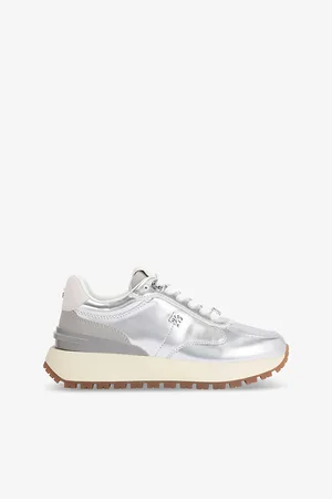 Kurt Geiger Womens Louisa Logo-Badge Faux-Leather Low-Top Trainers Eur 36 / 3 Uk Women