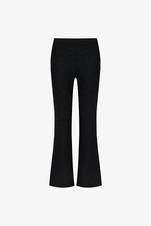 GABRIELA HEARST Womens Karpo Flared-Leg Wool and Cashmere-Blend Trousers M
