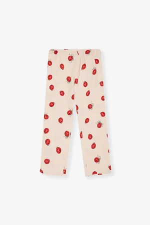 Konges Sløjd Ladybug-Pattern Cotton Trousers 12 Months - 8 Years 2 Years