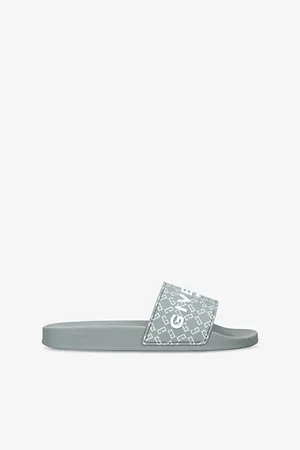 Givenchy Mens Monogram-Pattern Rubber Slides Eur 40 / 6 Uk Men