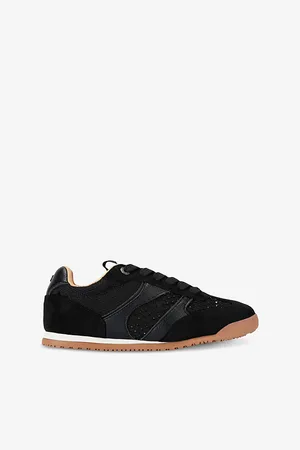 Kurt Geiger Womens Likely Panelled Mesh and Suede Low-Top Trainers Eur 37 / 4 Uk Women