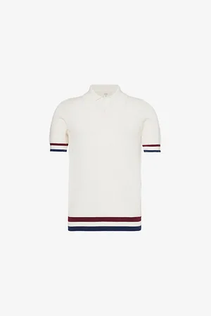CHE Mens Santiago Quinn Short-Sleeves Regular-Fit Cotton-Knit Polo Shirt M