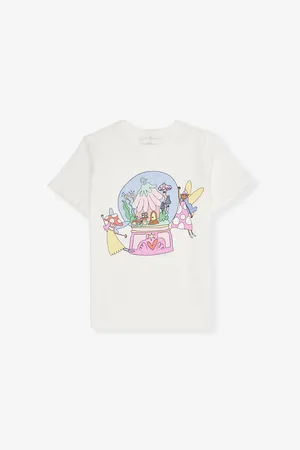 Stella McCartney Fairy-Print Short-Sleeve Cotton T-Shirt 5-10 Years 5 Years