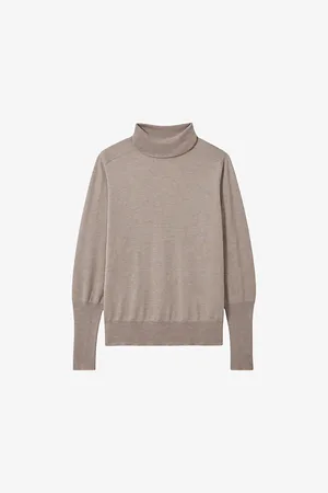 Reiss Womens Wren Roll-Neck Knitted Jumper L