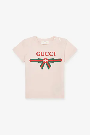 Gucci Logo-Print Short-Sleeve Cotton-Jersey T-Shirt 6-36 Months 6-9 Months