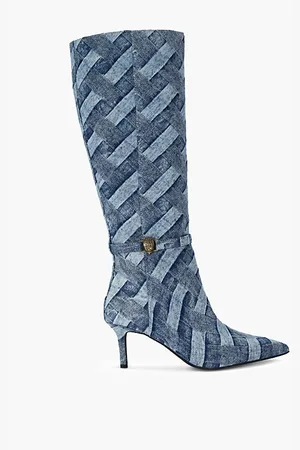 Kurt Geiger Womens Kensington Flexi Heeled Knee-High Boots Eur 36 / 3 Uk Women